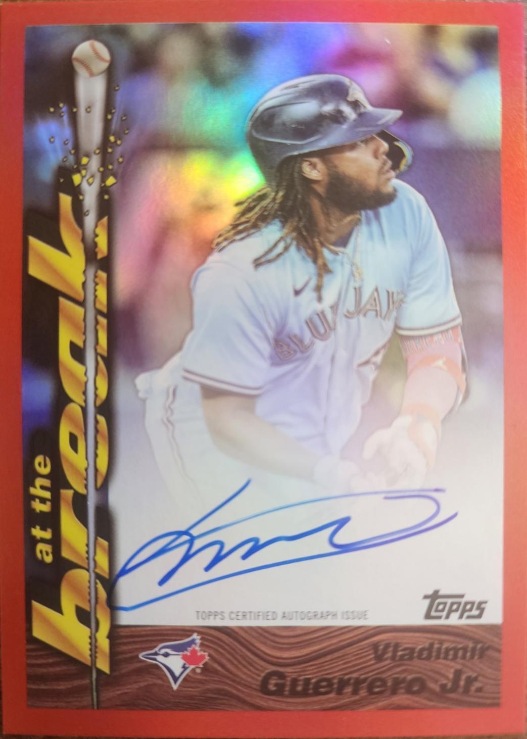 Vladimir Guerrero Jr. [Red] #95ATBA-VG