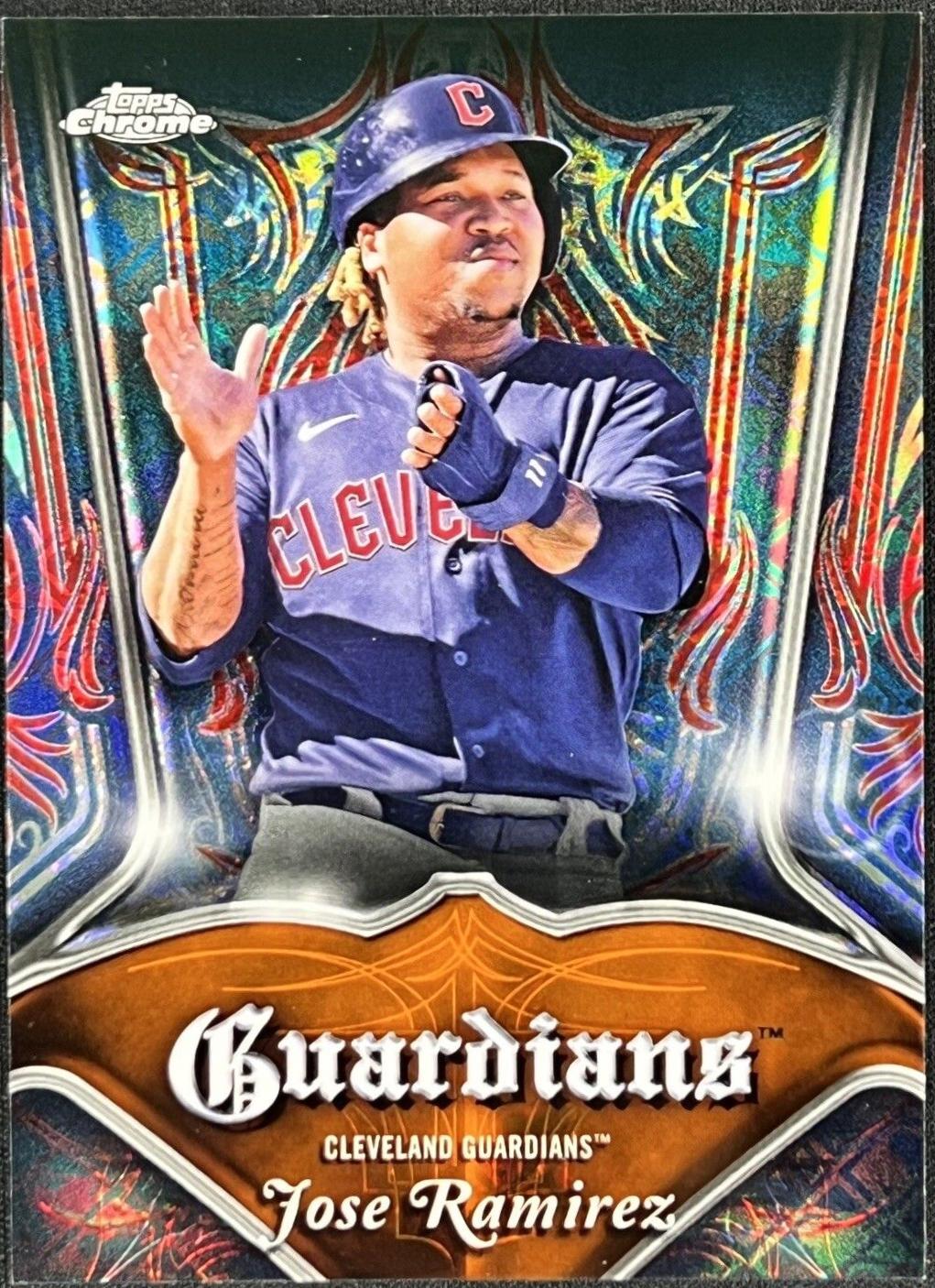 Jose Ramirez [Orange] #PS-15 Prices | 2022 Topps Chrome Logofractor ...