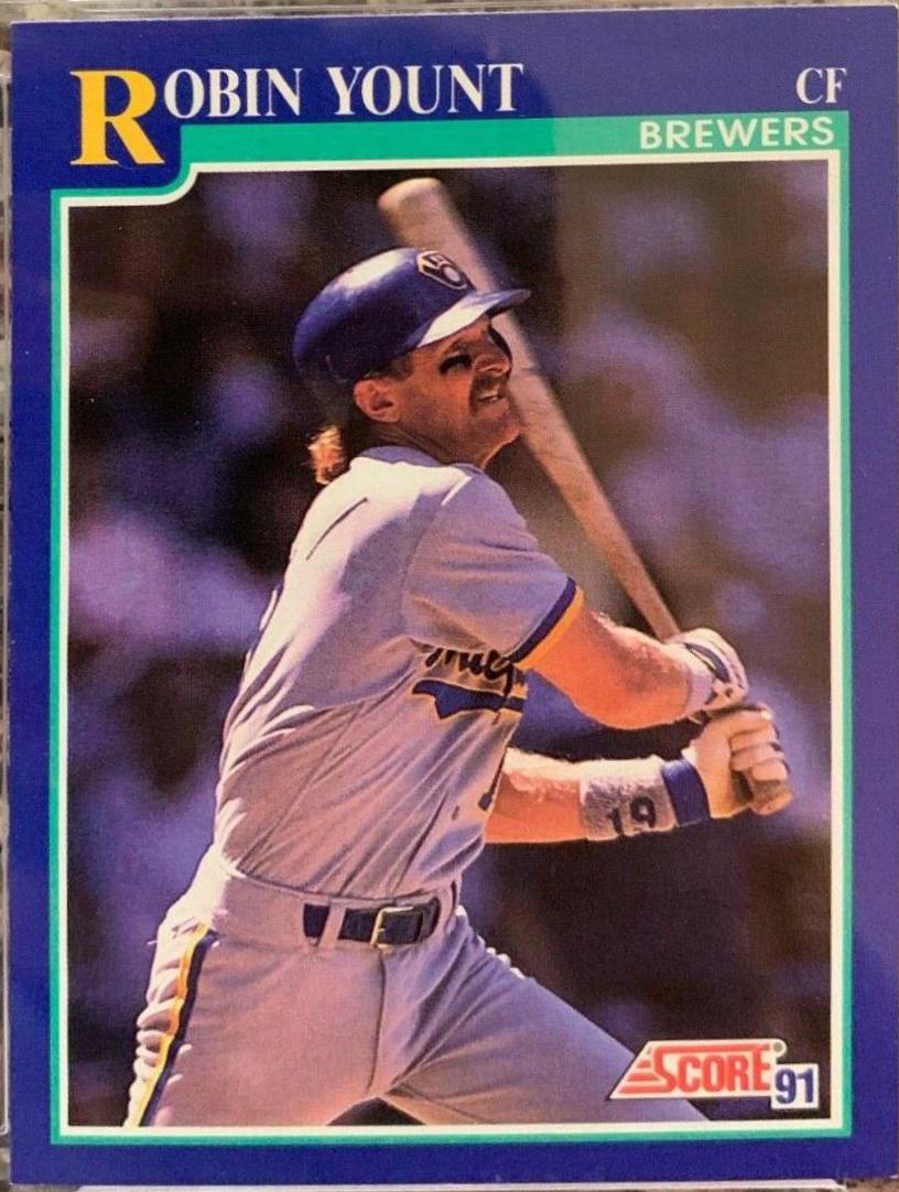 Robin Yount #525 Baseball Cards 1991 Score