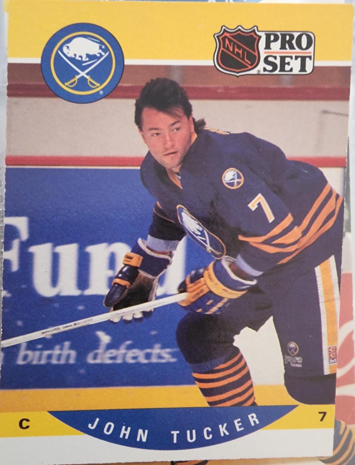 John Tucker #420 Hockey Cards 1990 Pro Set