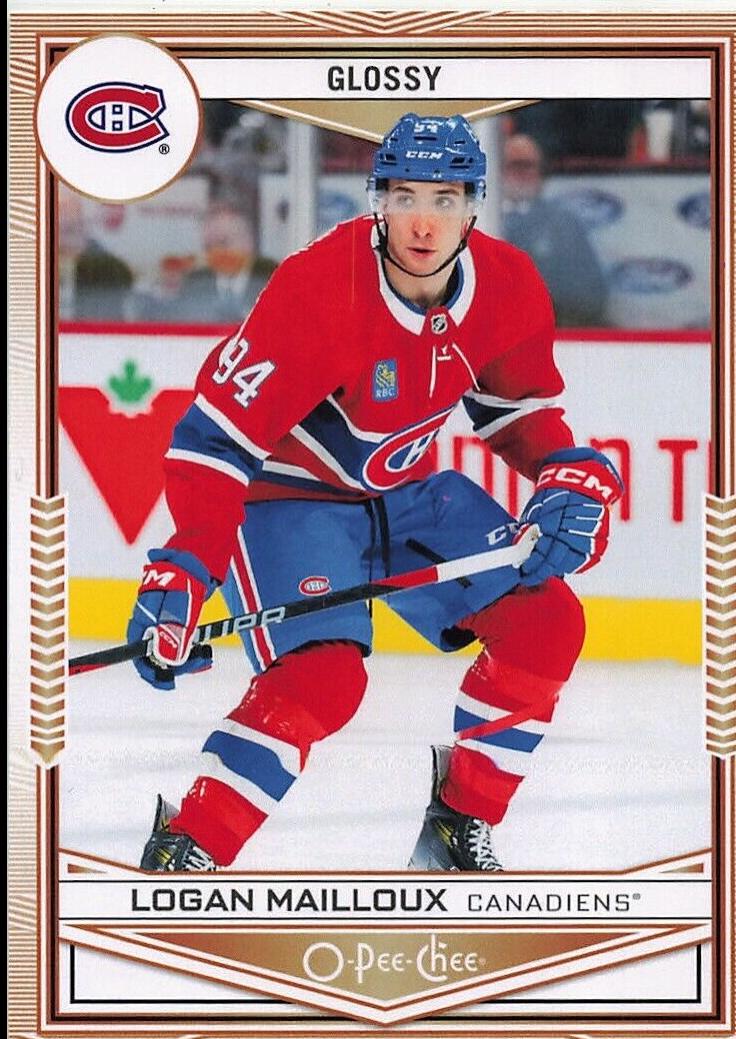 Logan Mailloux #OPC-42 Hockey Cards 2024 Upper Deck OPC Glossy