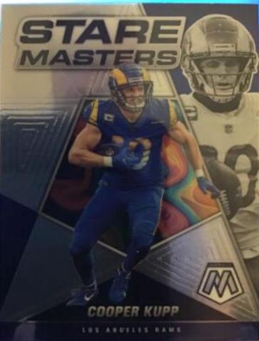 Cooper Kupp #SM-14 Football Cards 2022 Panini Mosaic Stare Masters