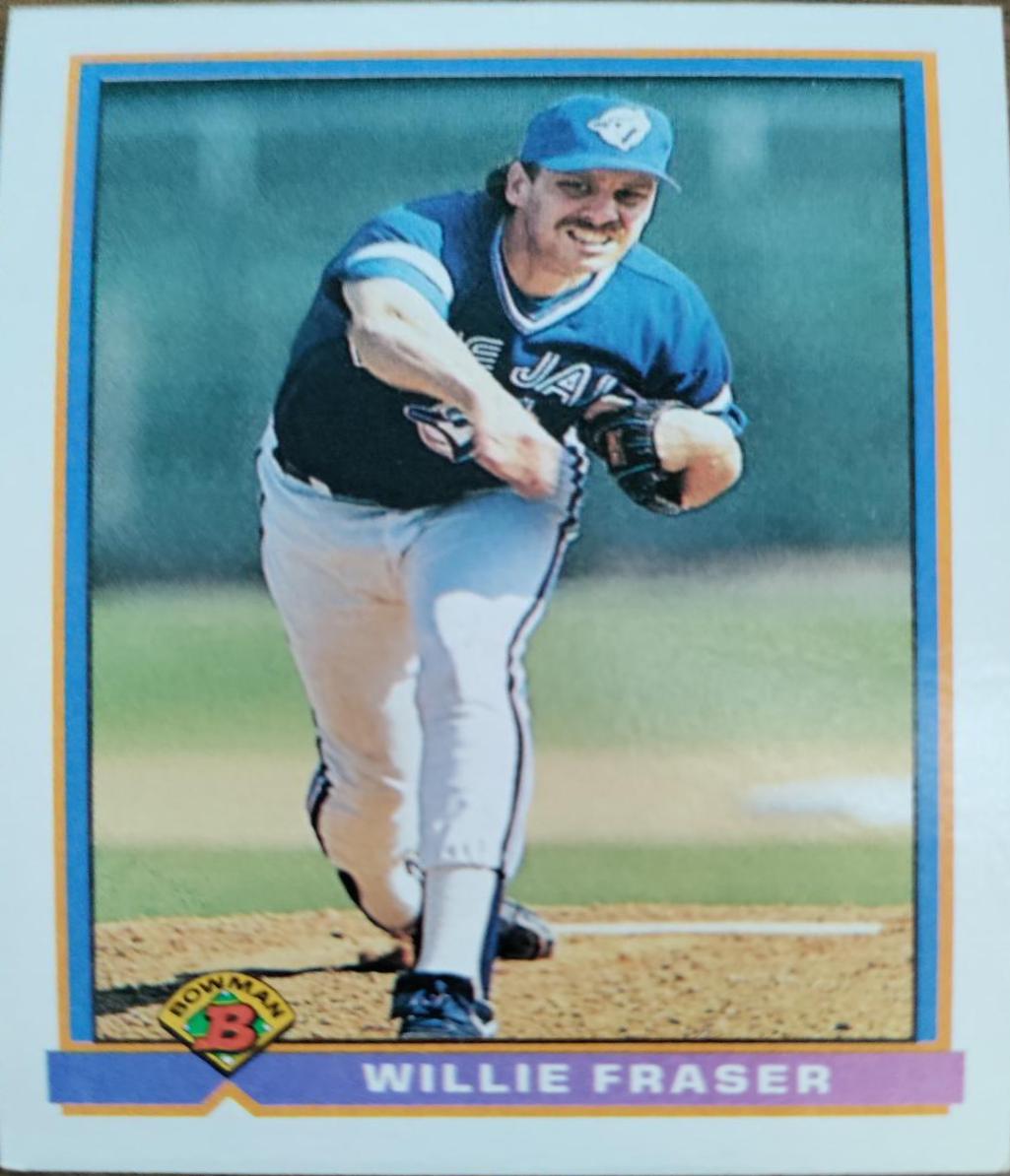 Willie Fraser #6 Baseball Cards 1991 Bowman