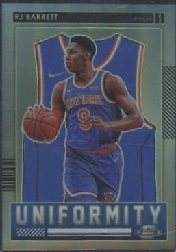 RJ Barrett #9 Basketball Cards 2021 Panini Contenders Optic Uniformity