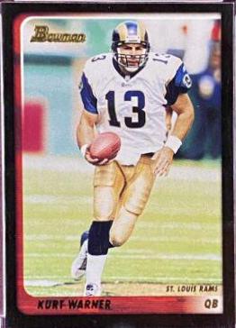Kurt Warner #34 Football Cards 2003 Bowman