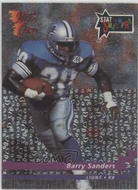 Barry Sanders #SS-1 Football Cards 1992 Wild Card Stat Smashers