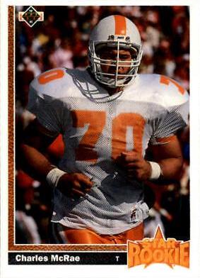 Charles McRae #6 Football Cards 1991 Upper Deck