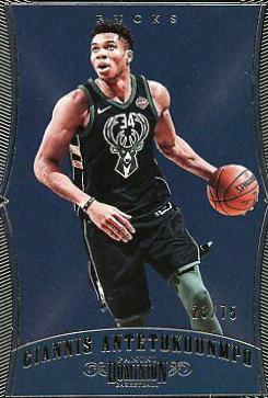 Giannis Antetokounmpo #25 Basketball Cards 2017 Panini Dominion