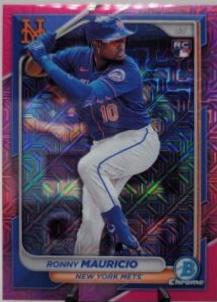 Ronny Mauricio [Pink Mojo Refractor] #24