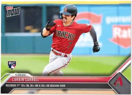 Corbin Carroll #933 Baseball Cards 2023 Topps Now