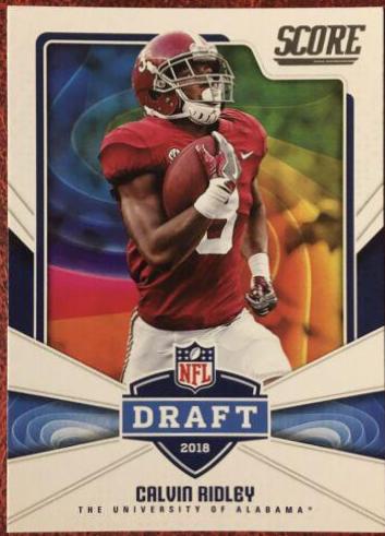 Calvin Ridley #8 Football Cards 2018 Score NFL Draft