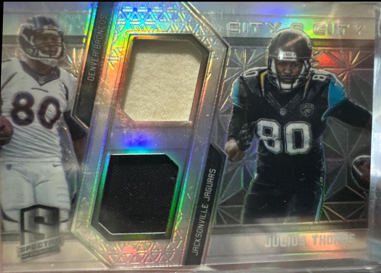 Julius Thomas #18 Football Cards 2016 Panini Spectra City 2 City Relics