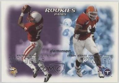 Troy Walters, Erron Kinney #237 Football Cards 2000 Skybox Dominion