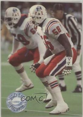 Andre Tippett #73 Football Cards 1991 Pro Set Platinum
