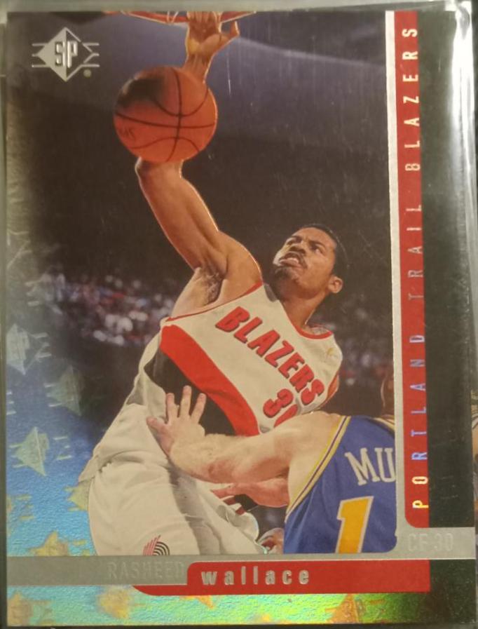 Rasheed Wallace #94 Basketball Cards 1996 SP