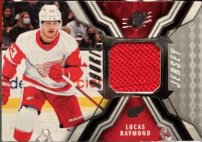 Lucas Raymond #RJ-LR 2021-22 SPx Hockey Rookie Jersey