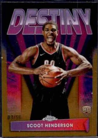 Scoot Henderson [Gold Refractor] #D-3