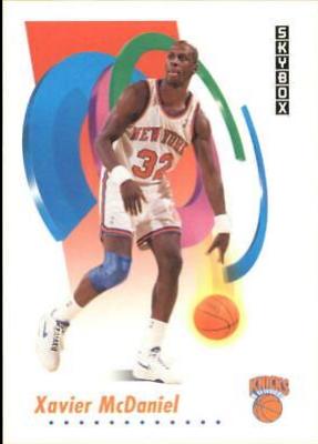 Xavier McDaniel #638 Basketball Cards 1991 Skybox