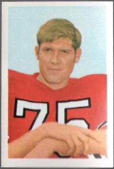 George Kunz #7 Football Cards 1972 NFLPA Wonderful World Stamps