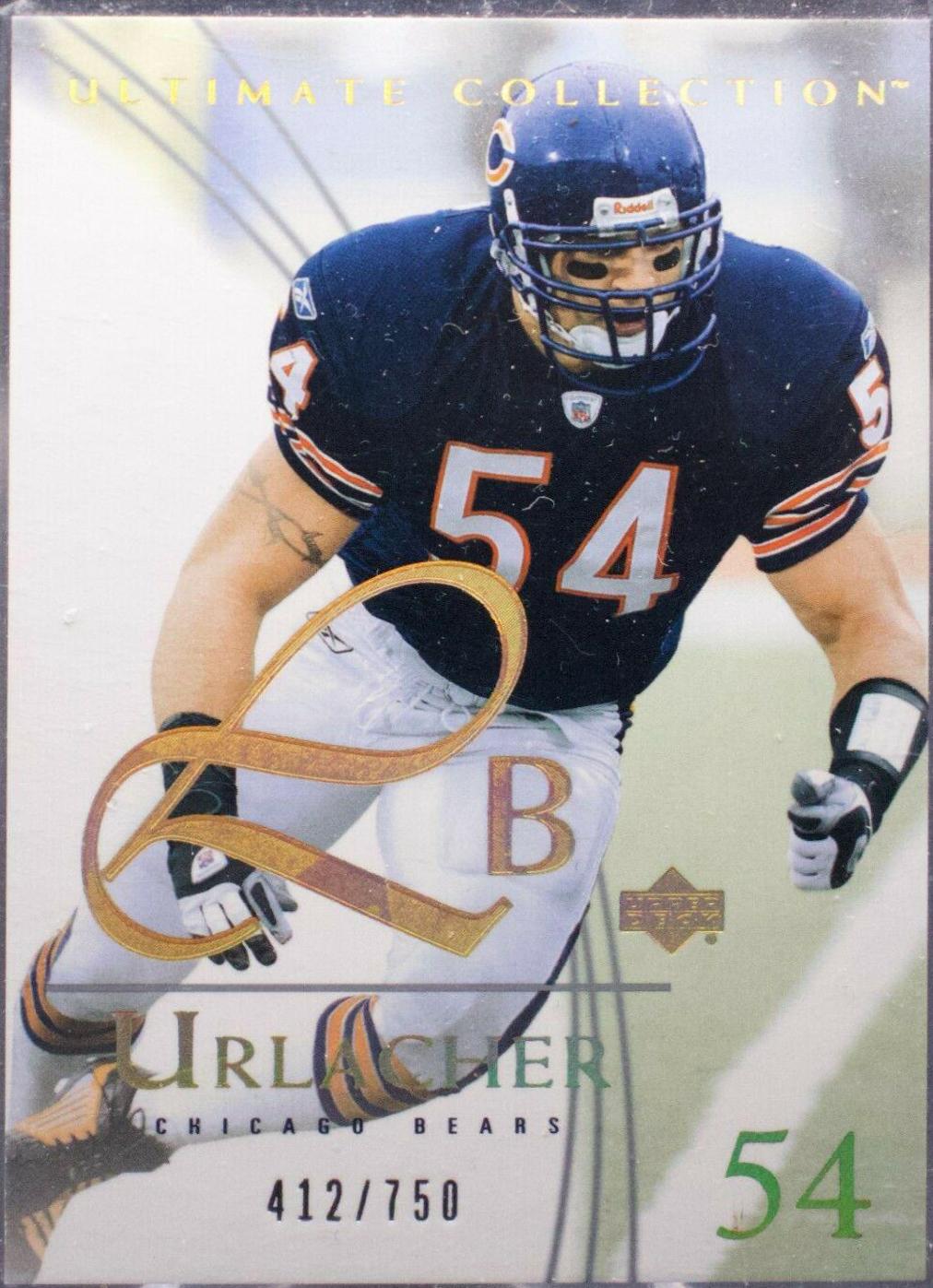 Brian Urlacher #54 2003 Ultimate Collection Football