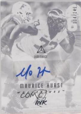 Maurice Hurst #RI-MAH 2018 Panini Luminance Rookie Ink Autographs Football