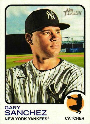 Gary Sanchez #258 Baseball Cards 2022 Topps Heritage