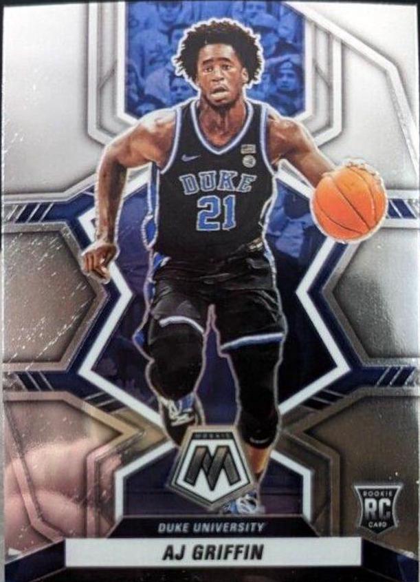 AJ Griffin #5 Basketball Cards 2022 Panini Chronicles Draft Picks Mosaic
