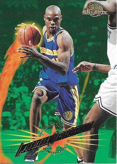 Latrell Sprewell #43 Basketball Cards 1995 Skybox Premium