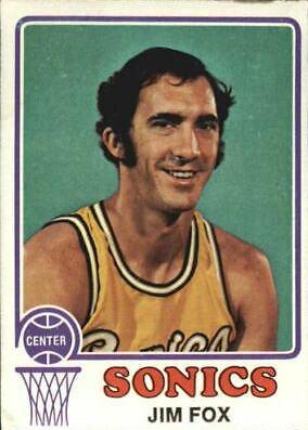 Jim Fox #24 Basketball Cards 1973 Topps