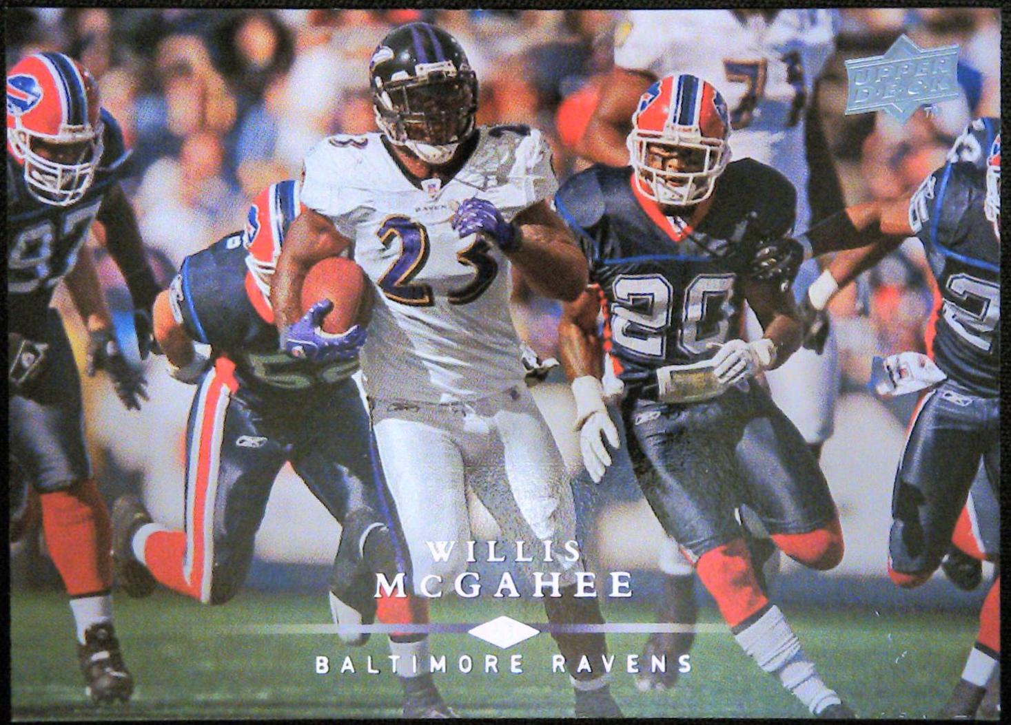 WILLIS MCGAHEE #13 Football Cards 2008 Upper Deck