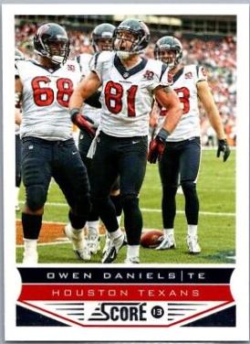 Owen Daniels #85 Football Cards 2013 Panini Score