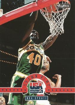 Shawn Kemp #16 Basketball Cards 1994 Skybox USA Basketball
