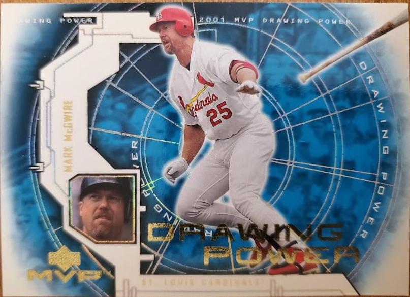 Mark McGwire #DP1 Baseball Cards 2001 Upper Deck MVP Drawing Power