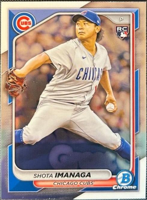 Shota Imanaga #41 Baseball Cards 2024 Bowman Chrome