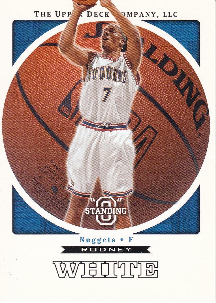 Rodney White #17 Basketball Cards 2003 Upper Deck Standing O