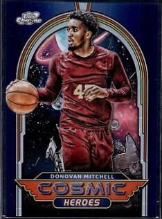 Donovan Mitchell #CH-3 Basketball Cards 2023 Topps Cosmic Chrome Heroes