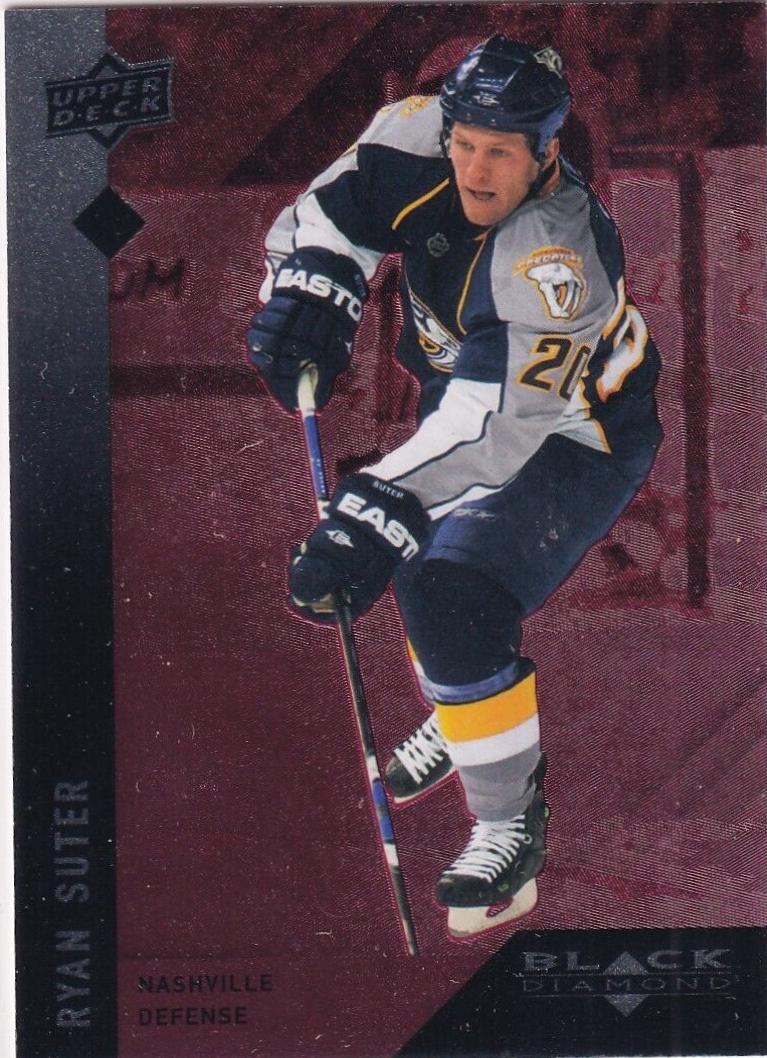 Ryan Suter #21 Hockey Cards 2009 Upper Deck Black Diamond