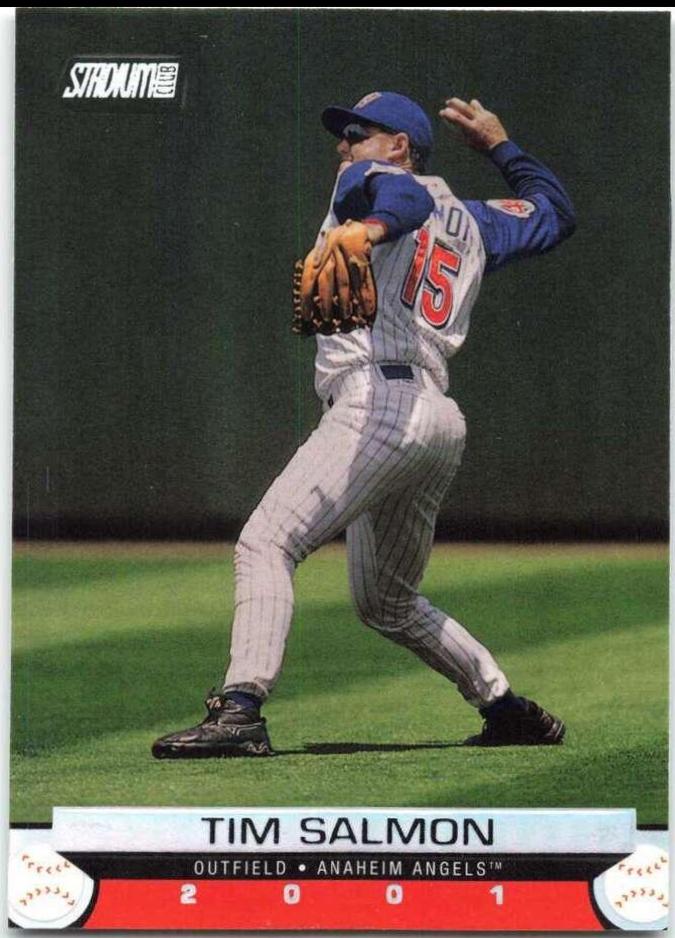 Tim Salmon #54 Baseball Cards 2001 Stadium Club