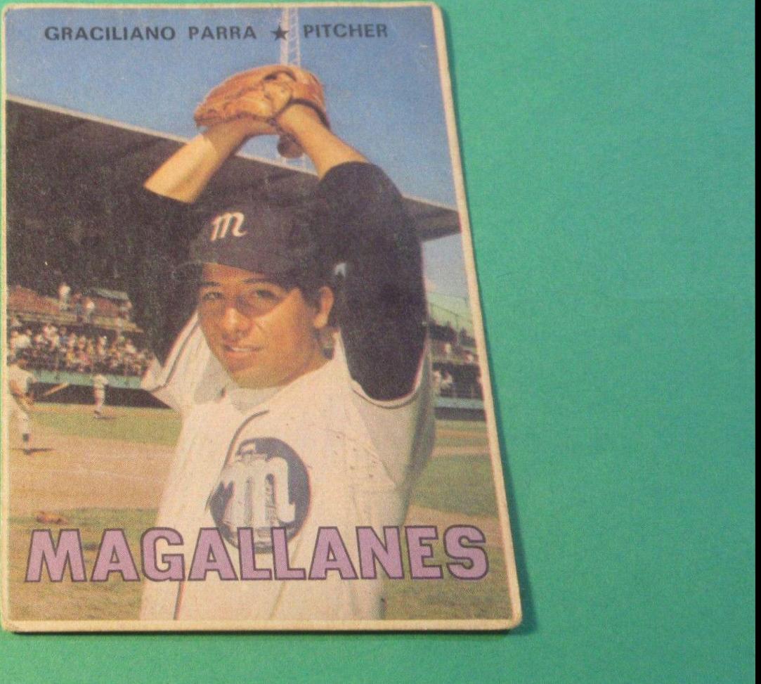 Graciliano Parra #39 Baseball Cards 1967 Venezuela Topps