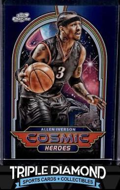 Allen Iverson #CH-5 Basketball Cards 2023 Topps Cosmic Chrome Heroes