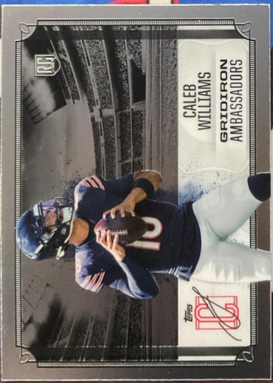 Caleb Williams #GA-1 Football Cards 2024 Topps Signature Class Gridiron Ambassador