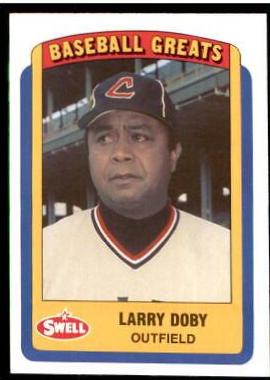 Larry Doby #43 Baseball Cards 1990 Swell Greats