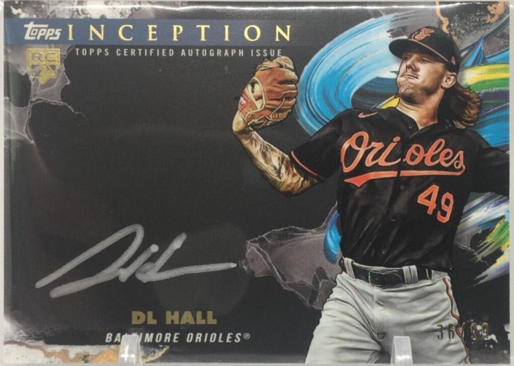DL Hall #ISS-DH Baseball Cards 2023 Topps Inception Silver Signings