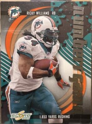 Ricky Williams #NG-13 Football Cards 2003 Panini Score Numbers Game