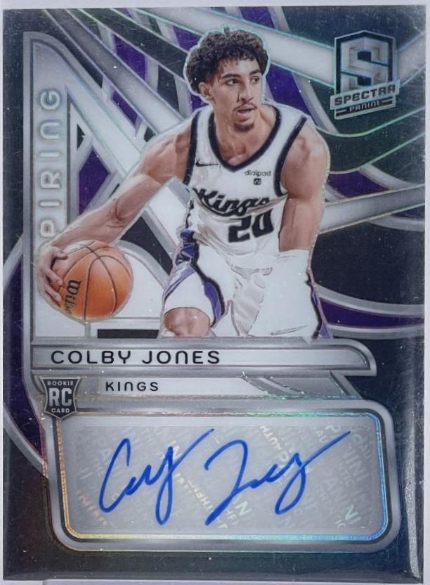 Colby Jones #AA-CBJ Basketball Cards 2023 Panini Spectra Aspiring Autograph