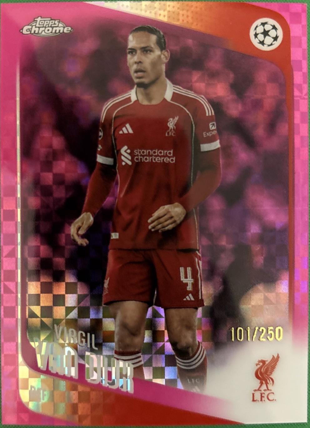 Virgil van Dijk [Pink X-Fractor] #79