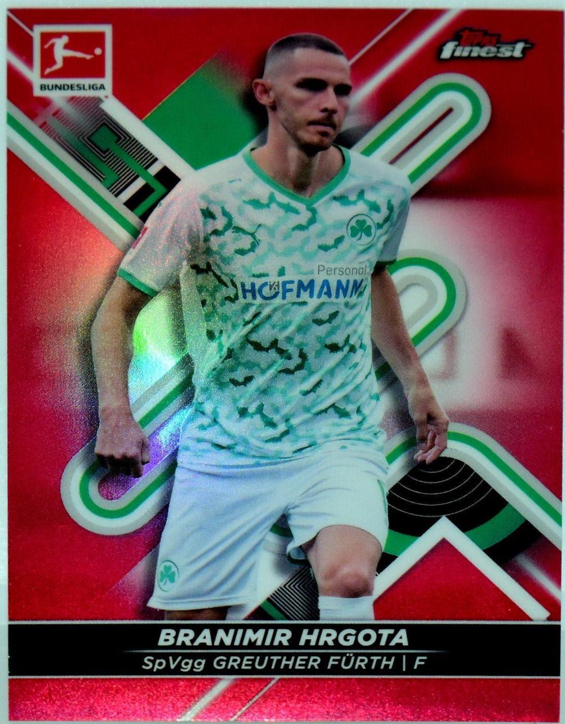 Branimir Hrgota #73 2021 Topps Finest Bundesliga Soccer