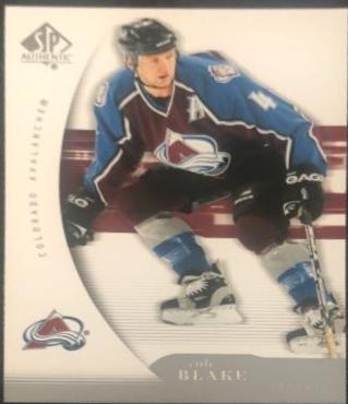 Rob Blake #28 Hockey Cards 2005 SP Authentic
