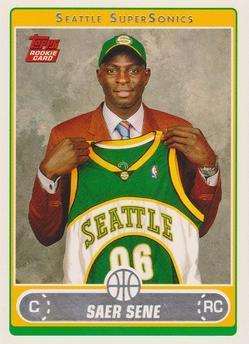 Saer Sene #254 Basketball Cards 2006 Topps