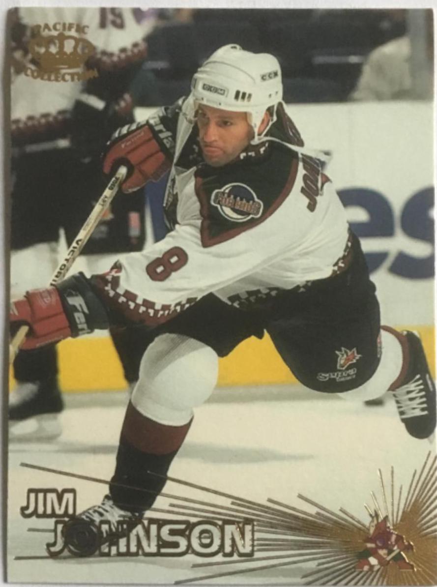 Jim Johnson #174 Hockey Cards 1997 Pacific Crown
